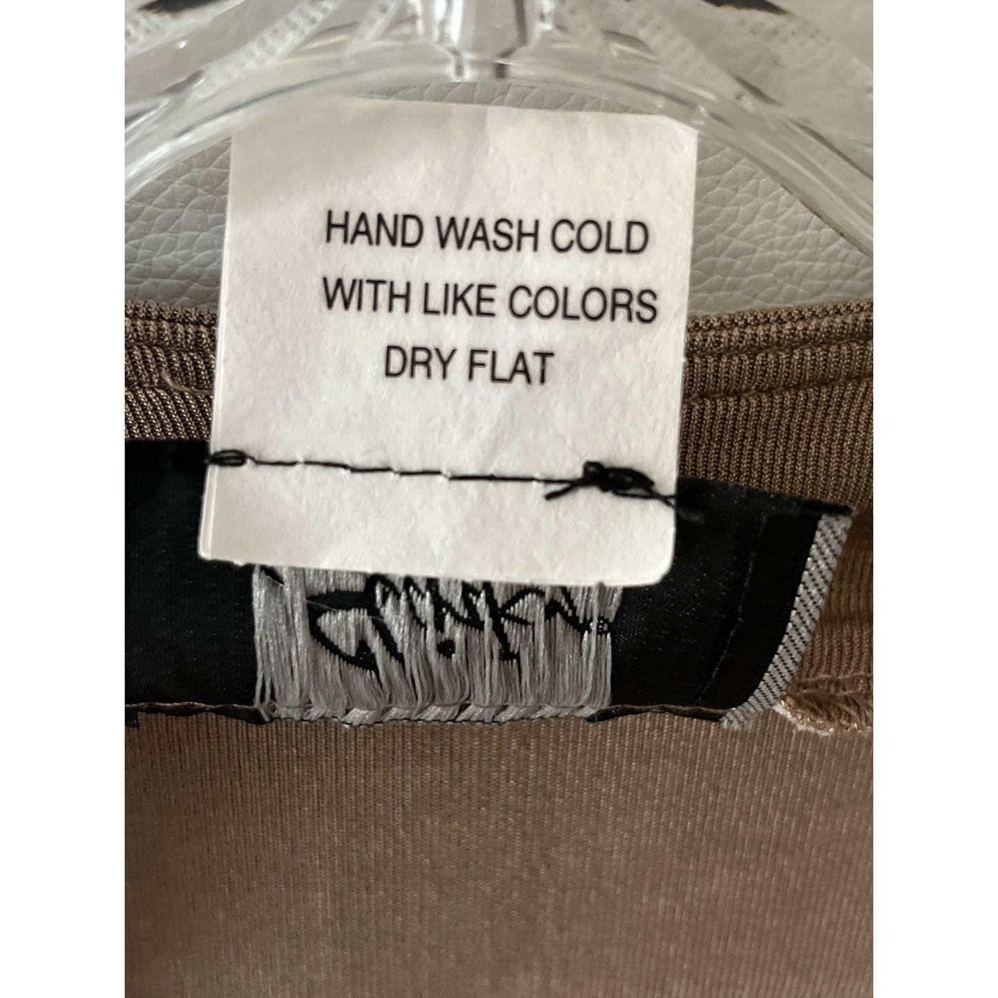 Y2K Slinky Brand Beaded Neckline Top Made in USA Size M