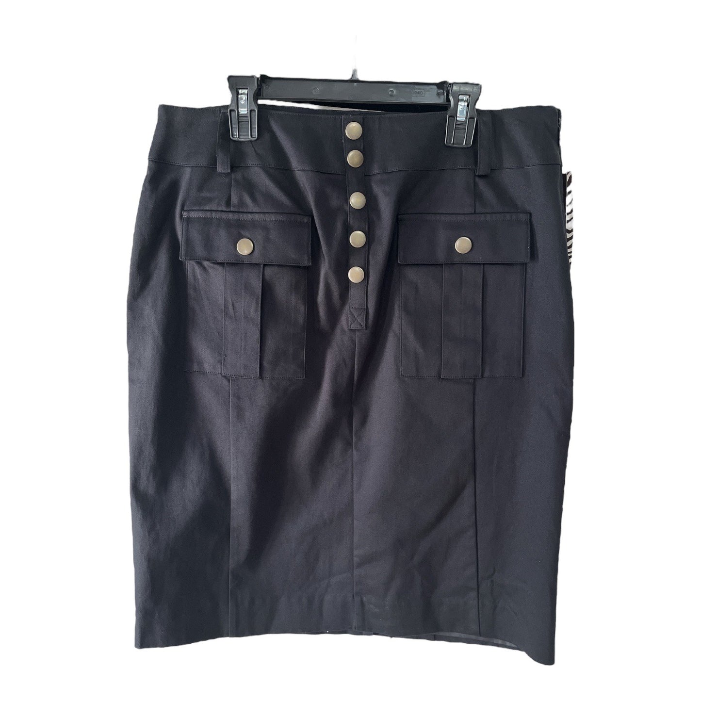 Dana Buchman Black Utility Pencil Skirt – Size 10 (NWT)
