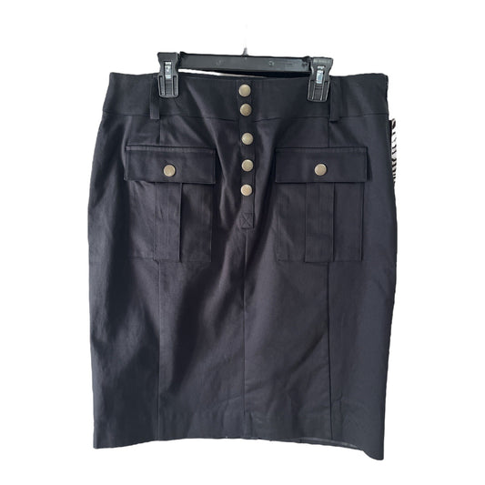 Dana Buchman Black Utility Pencil Skirt – Size 10 (NWT)