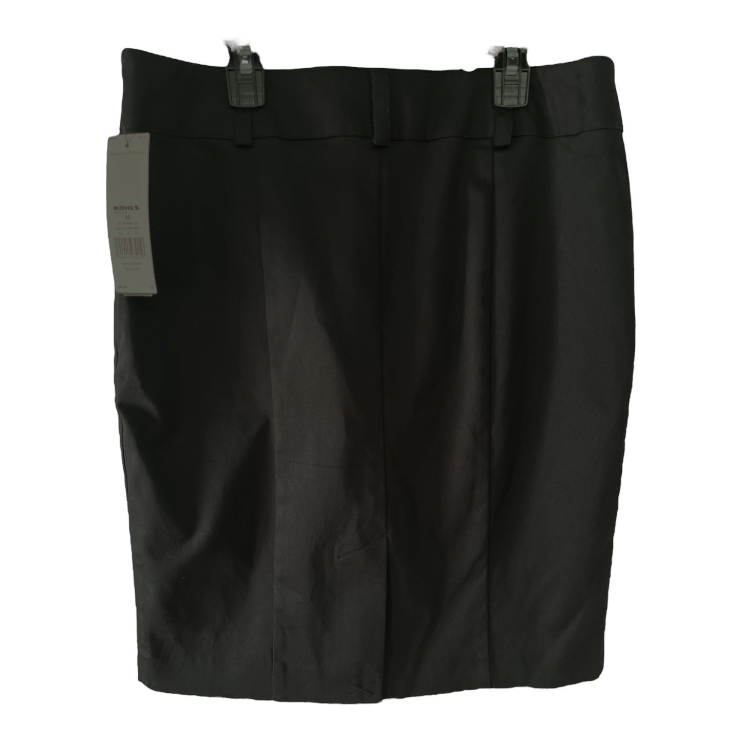 Dana Buchman Black Utility Pencil Skirt – Size 10 (NWT)