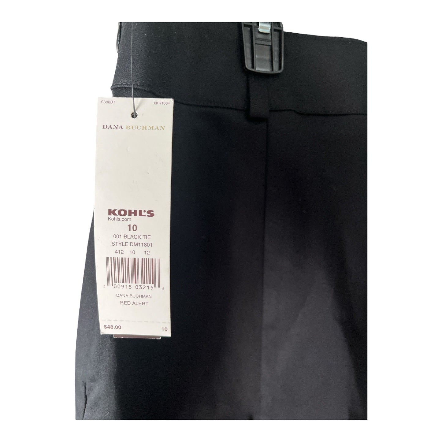 Dana Buchman Black Utility Pencil Skirt – Size 10 (NWT)