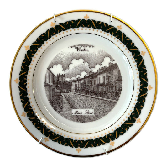 Canterbury Collection Warton Main Street Decorative Plate Limited Edition 2001