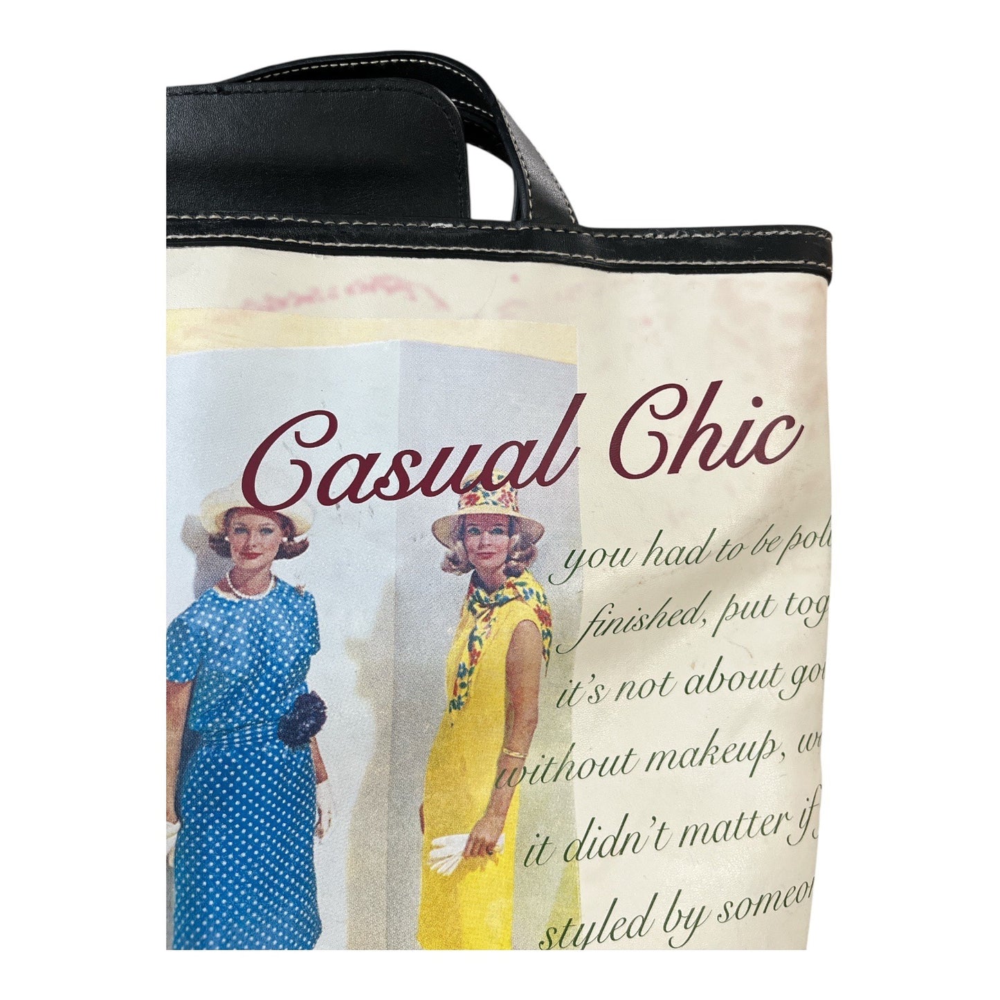 Relic Retro Fashion Tote Bag – “Casual Chic” Print