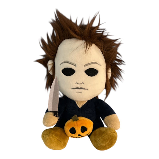 Kidrobot Halloween II Michael Myers Phunny Plush 8” Knife Pumpkin Horror Collectible