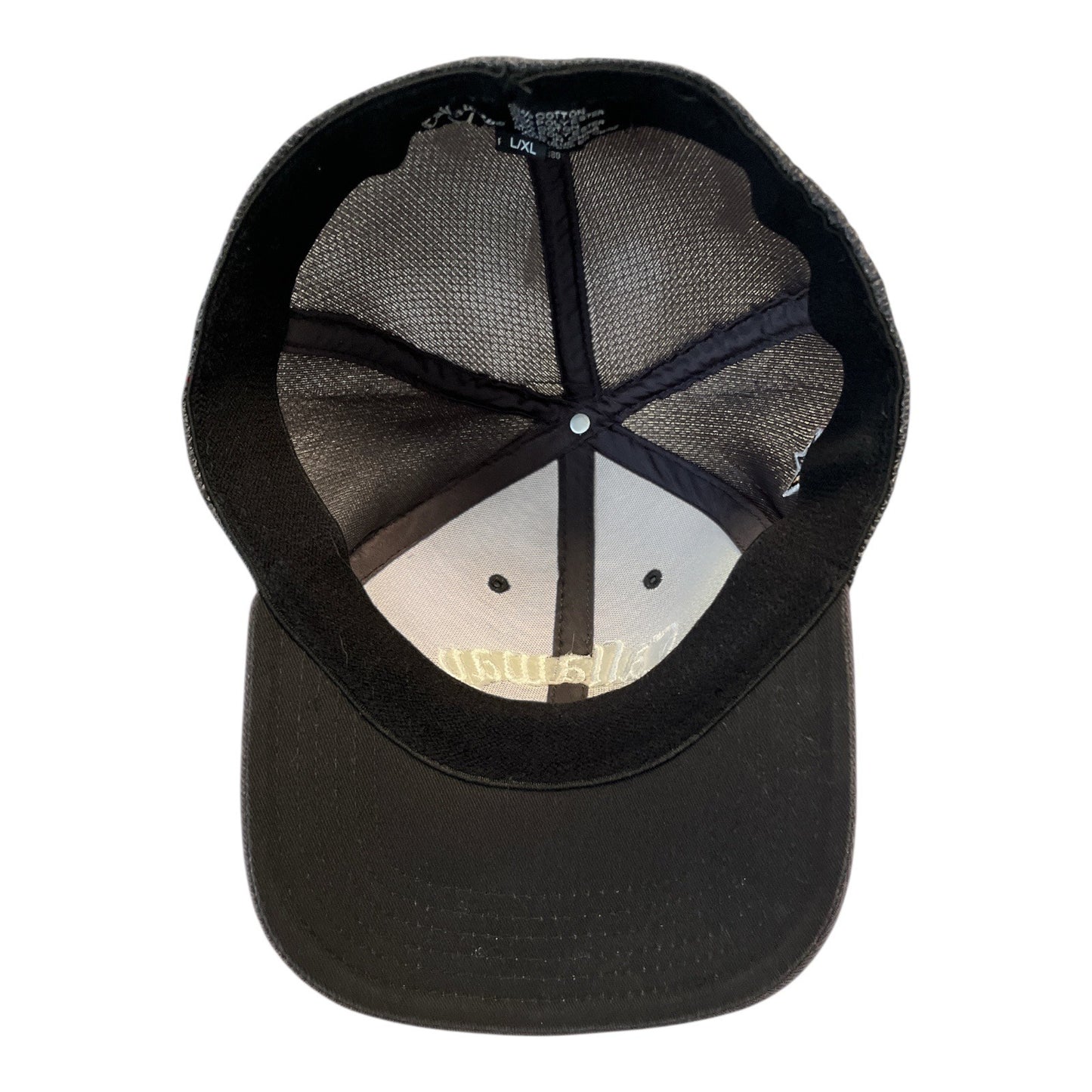 Callaway X Hot Golf Hat Black Mesh Fitted Cap Odyssey Logo L/XL