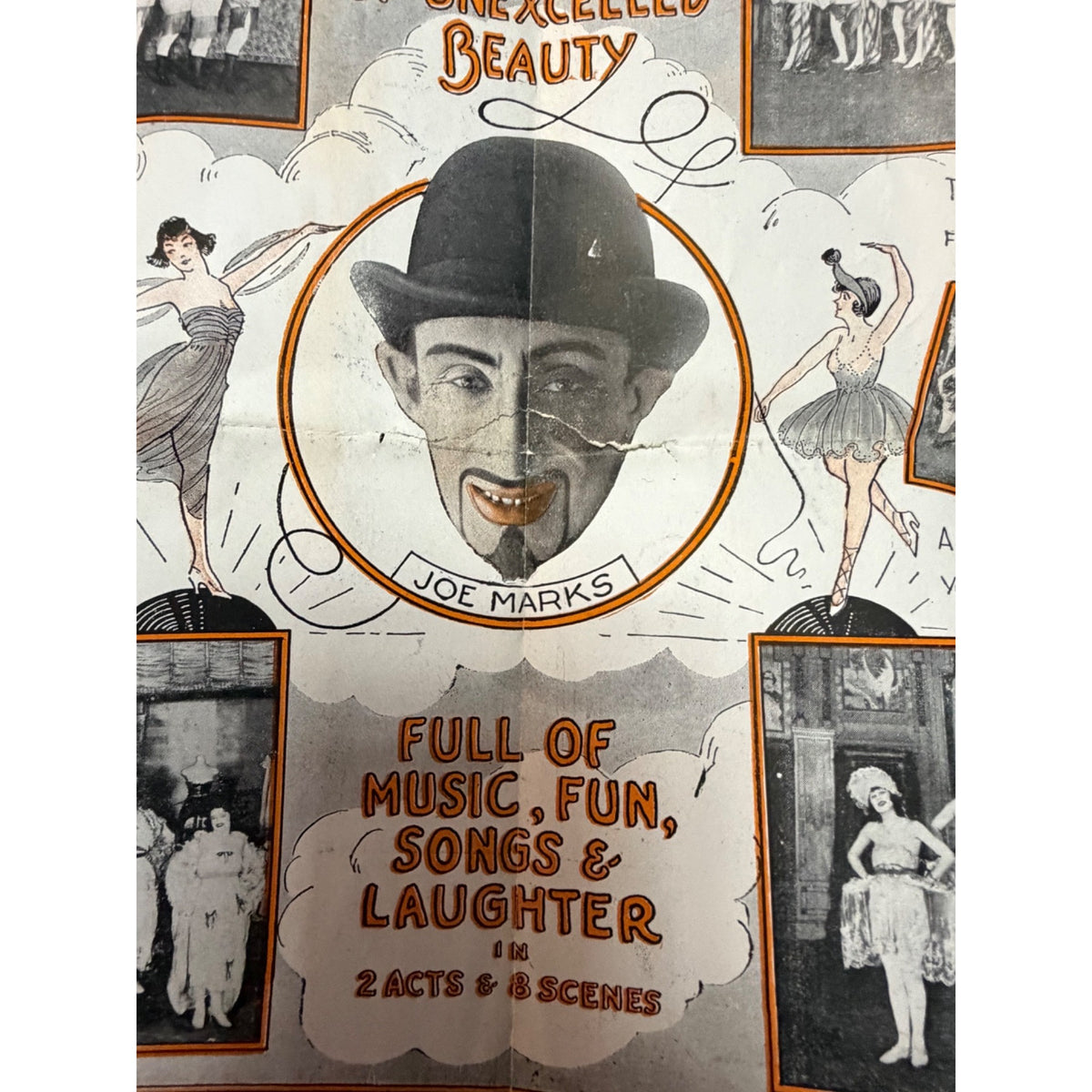 1922 Joe Marks Rose Sydell London Belles Chicago Burlesque Theatre Program