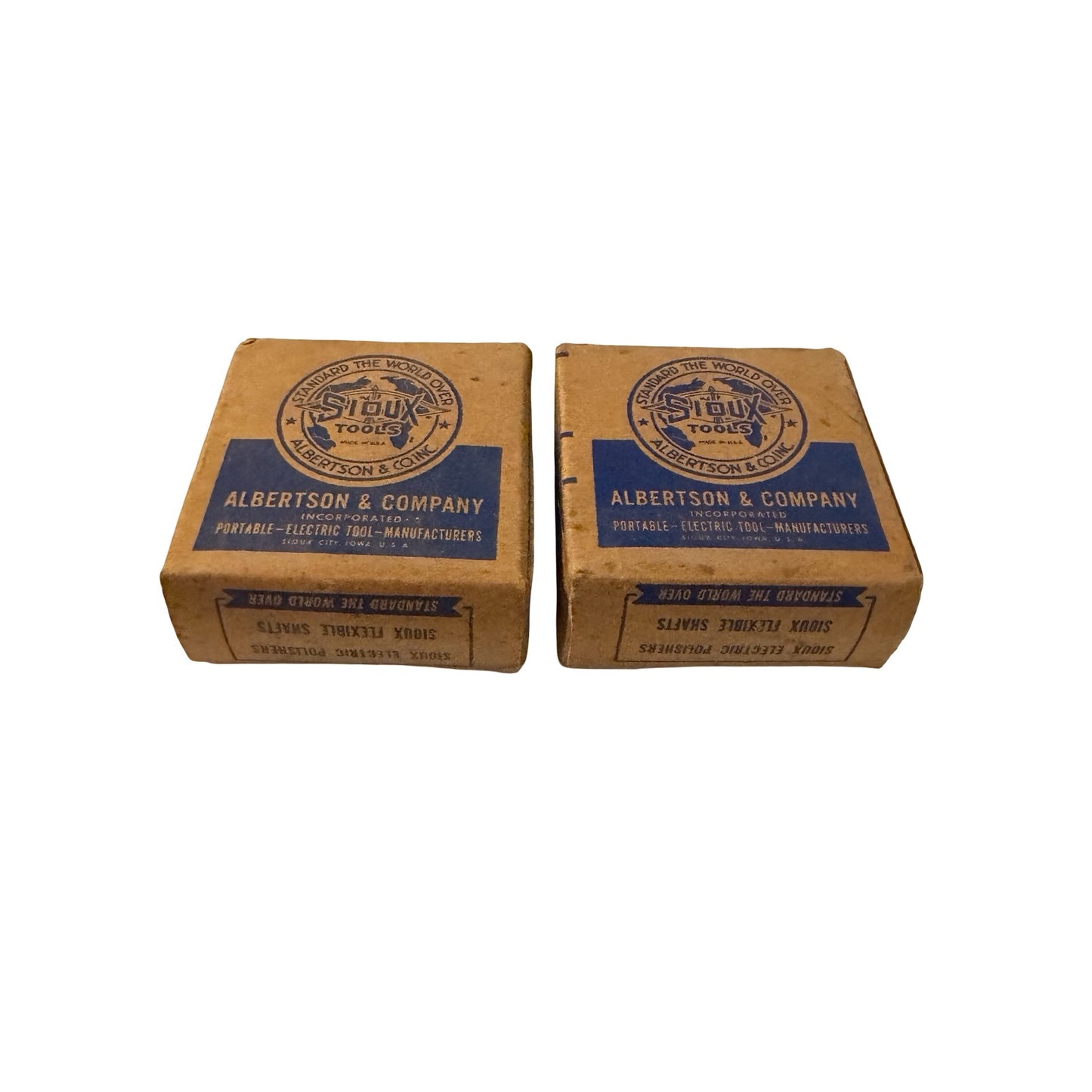 Vintage Sioux Valve Seat Grinding Wheels K-493 K-423 Set of 2 With Original Boxes USA