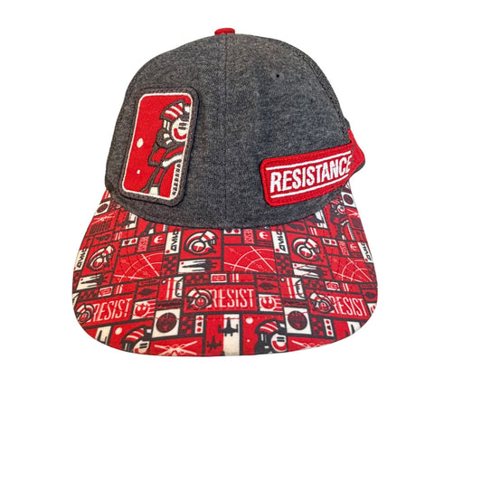 Disney Parks Star Wars Resistance Trucker Snapback Hat Gray Red Mesh Adjustable Cap