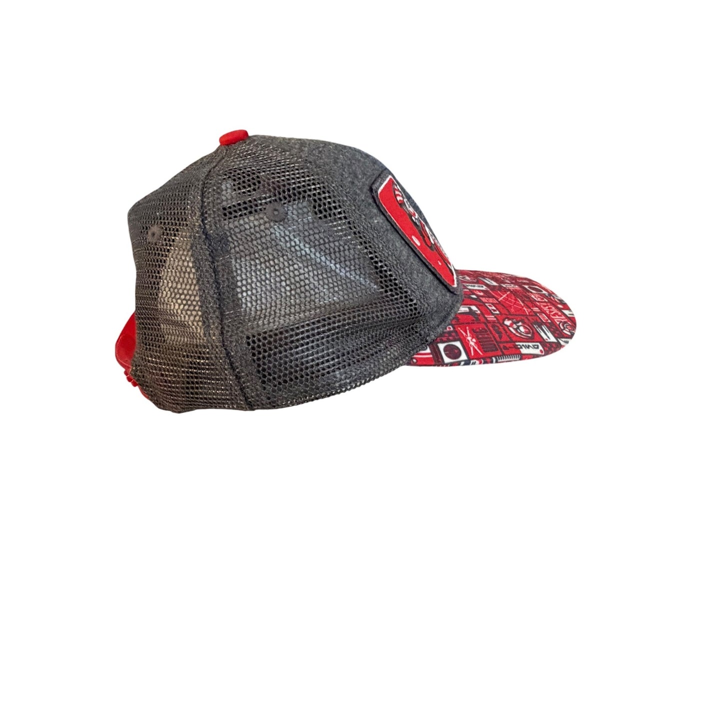 Disney Parks Star Wars Resistance Trucker Snapback Hat Gray Red Mesh Adjustable Cap