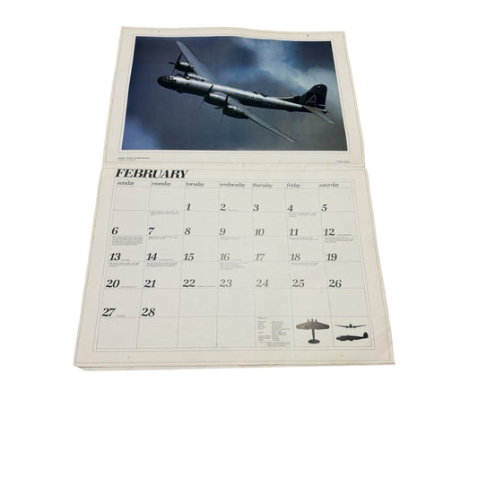 1983 Ghosts A Time Remembered Warbirds Aviation Calendar Partial Philip Makanna 20x28