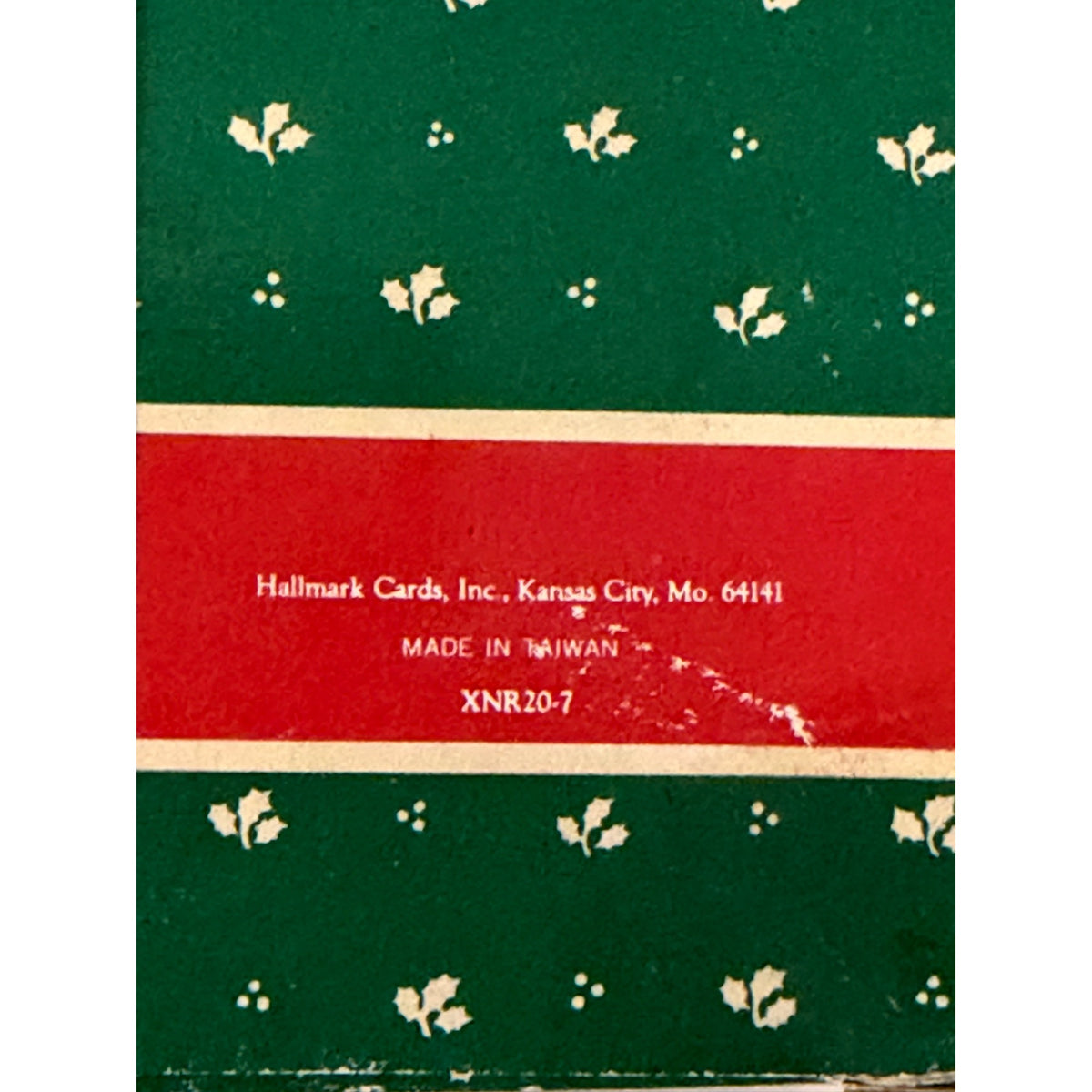 Vintage Hallmark Ginger Bear Wooden Christmas Napkin Rings Set of 4 XNR20-7