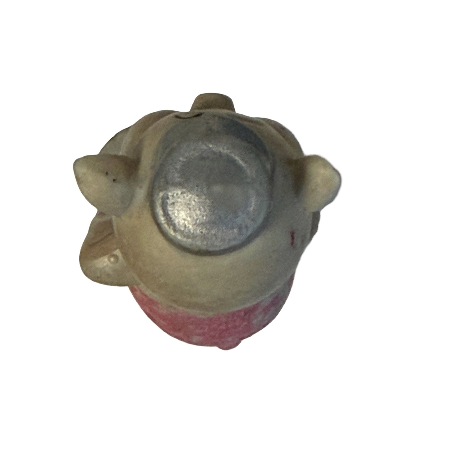 Vintage Walt Disney Three Little Pigs Drummer Figurine Made In Japan Salt Dish 4.5"