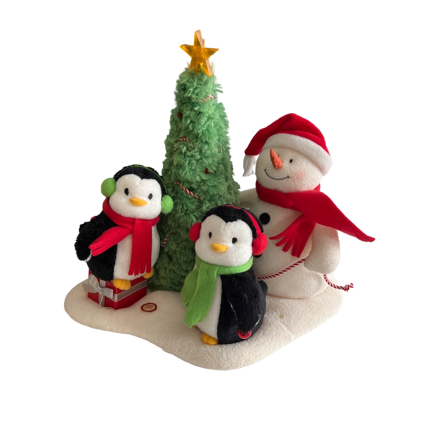 Hallmark Jingle Pals 2006 Animated Snowman Penguins Christmas Tree Sings Rockin Around