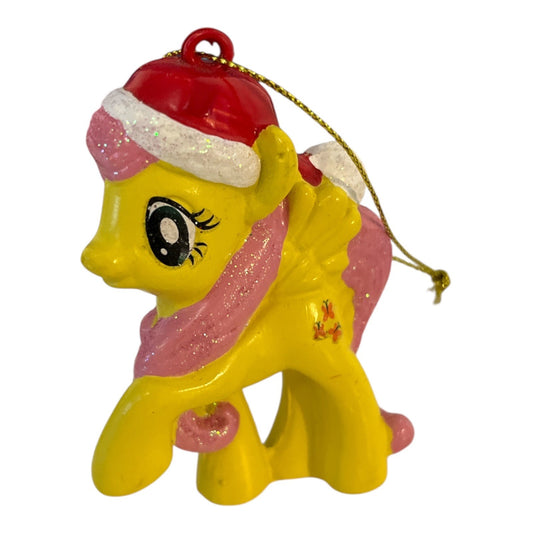 My Little Pony Christmas Ornament – Fluttershy with Santa Hat – 3.5”
