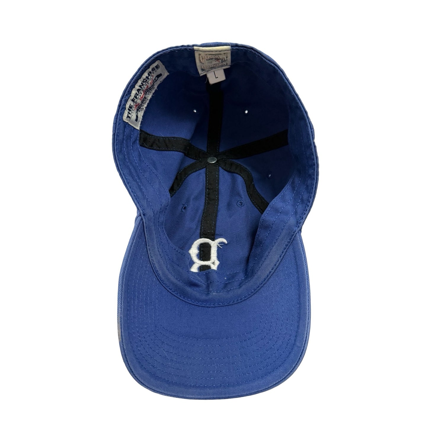 Vintage Brooklyn Dodgers B Flex Fit Baseball Cap Blue The Franchise Twins Enterprise Size L
