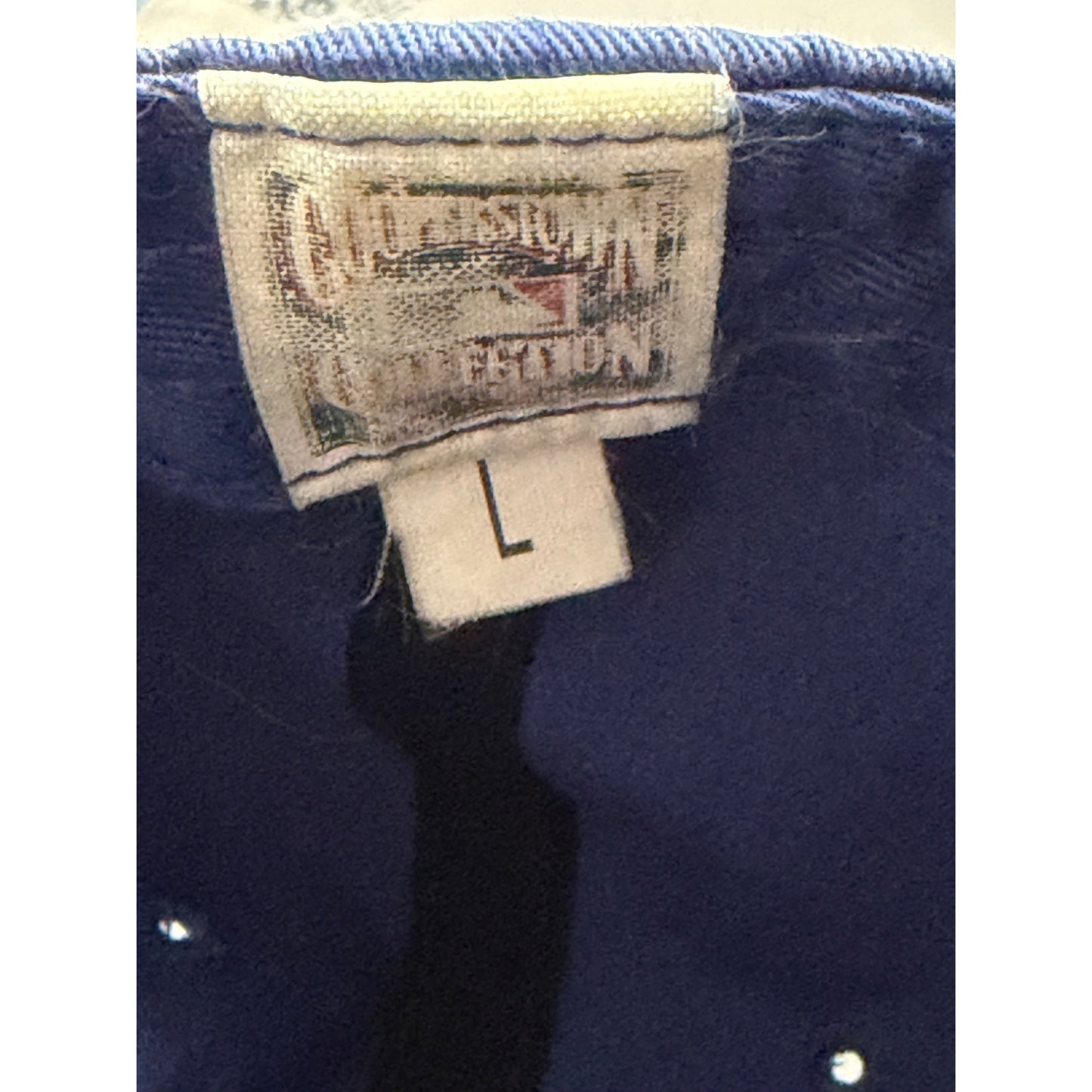 Vintage Brooklyn Dodgers B Flex Fit Baseball Cap Blue The Franchise Twins Enterprise Size L