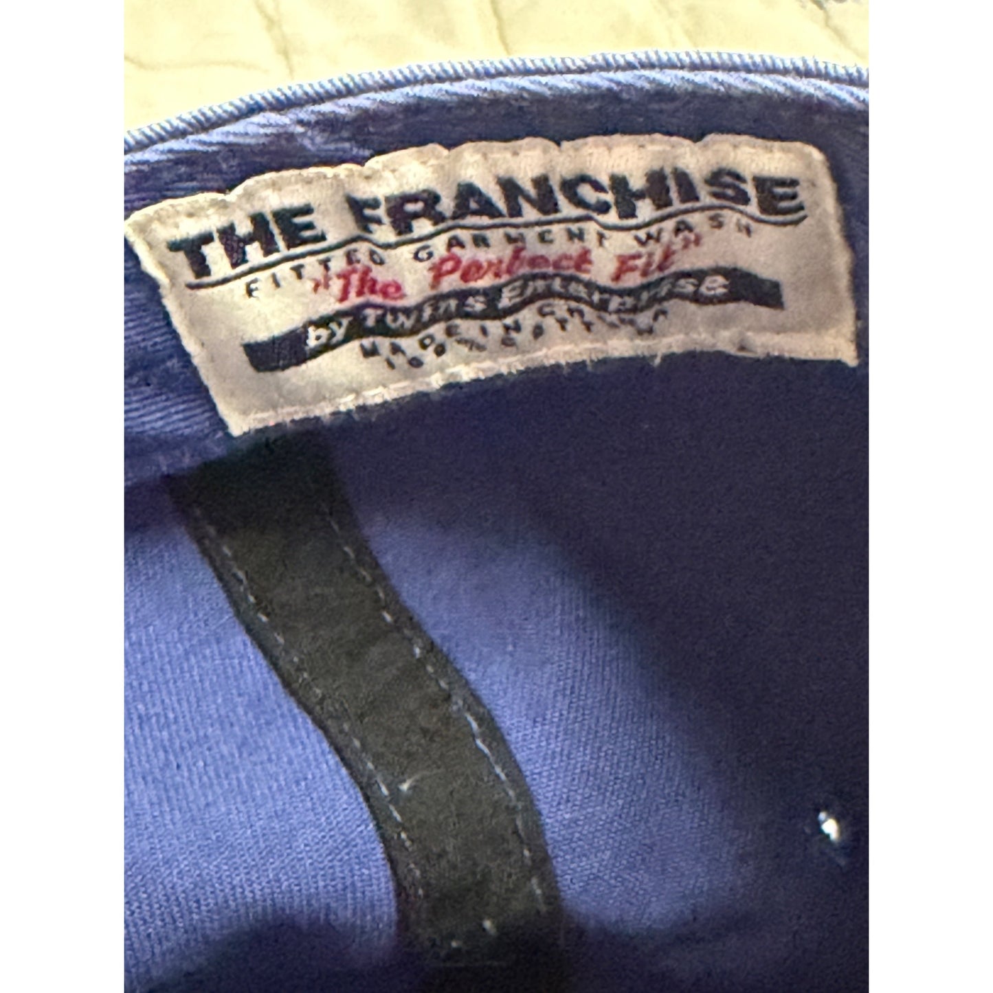Vintage Brooklyn Dodgers B Flex Fit Baseball Cap Blue The Franchise Twins Enterprise Size L