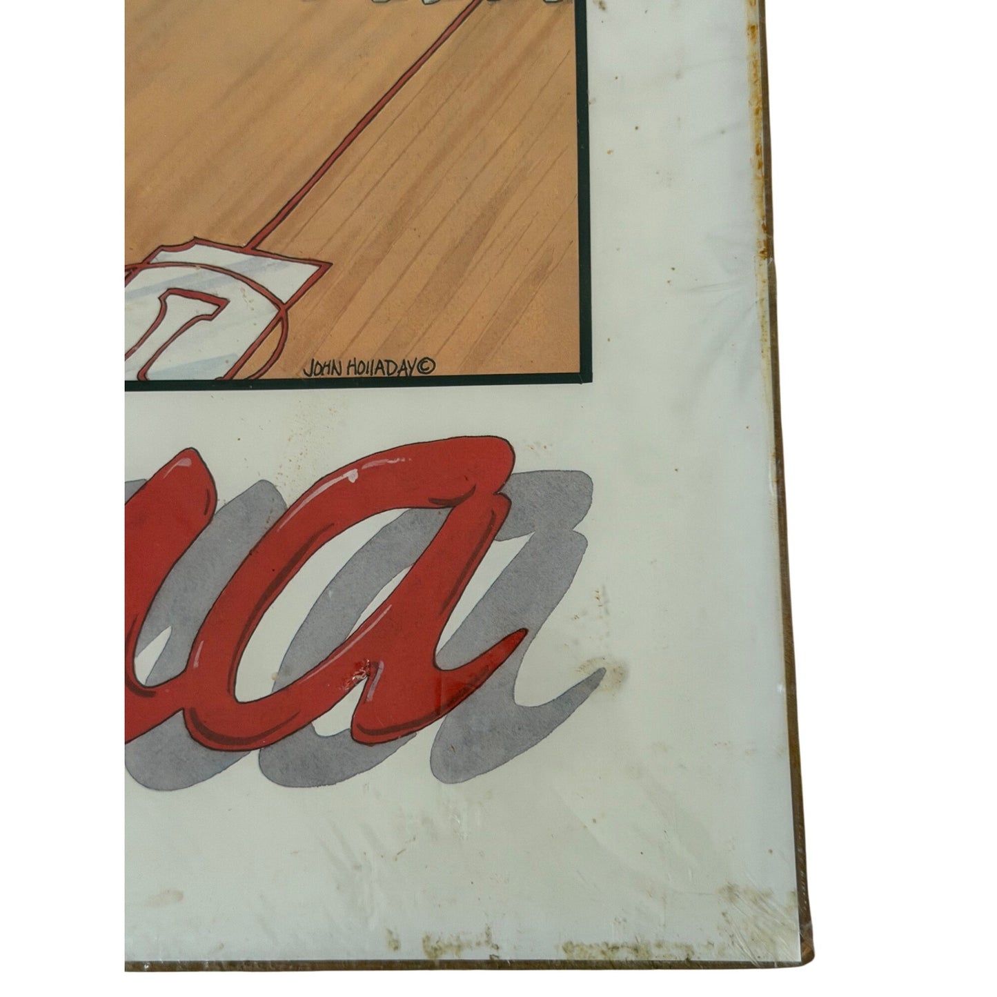 Vintage 1987 Indiana University Assembly Hall Crowd Print John Holladay 18x24 NCAA Championship
