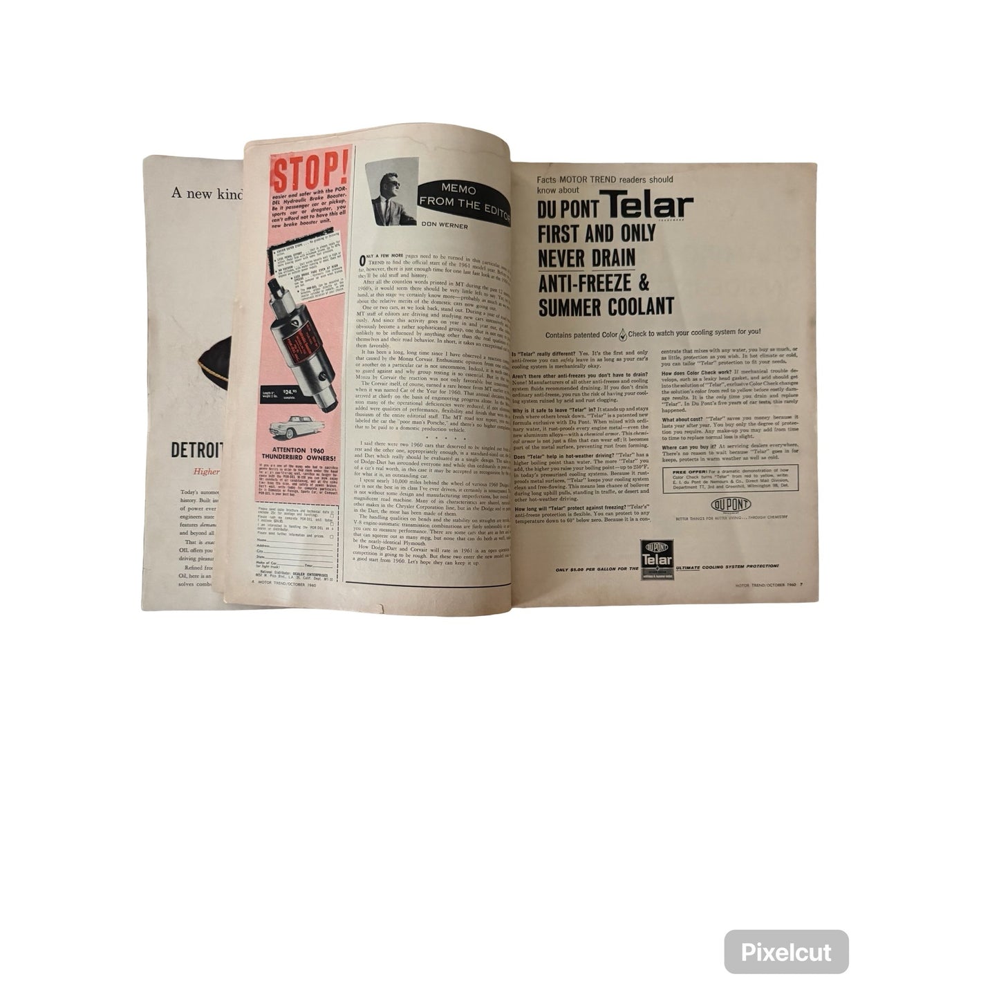 Vintage Motor Trend Magazine Lot 1960 1961 1963 Indy 500 Cars Ford Falcon Tempest Lark