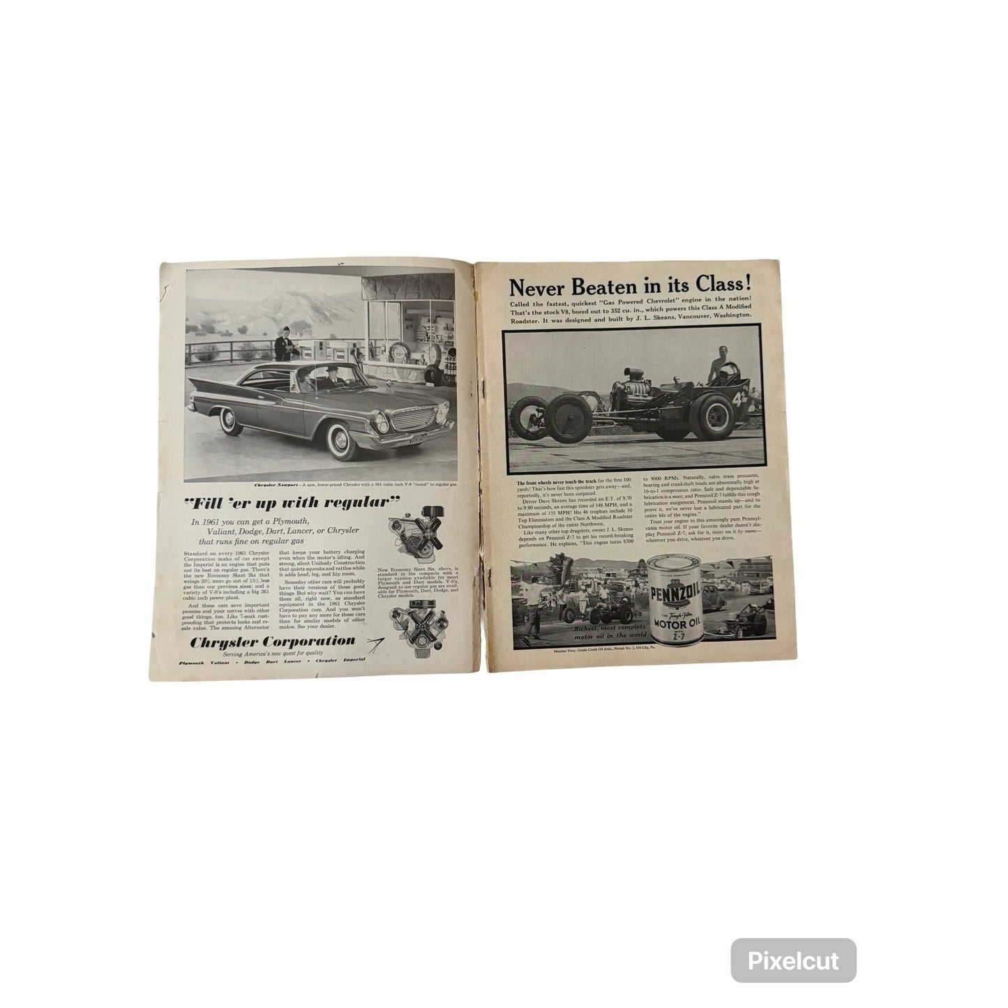 Vintage Motor Trend Magazine Lot 1960 1961 1963 Indy 500 Cars Ford Falcon Tempest Lark