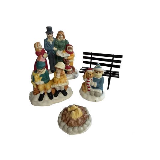 Vintage House of Lloyd Christmas Around The World Porcelain Victorian Set 1989 Boxed