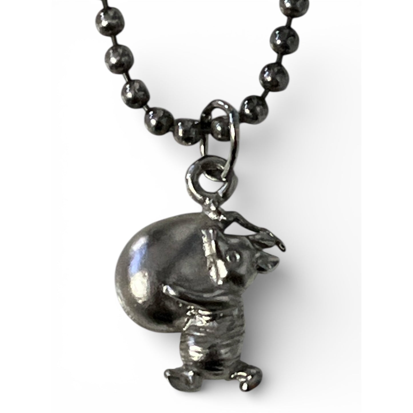 Disney Piglet Sterling Silver 925 Charm Necklace Winnie the Pooh Vintage