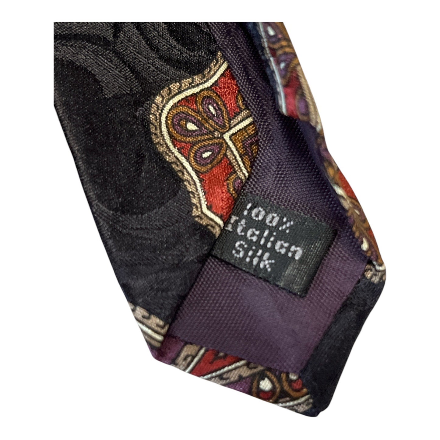 Don Loper Beverly Hills Italian Silk Paisley Tie 60”