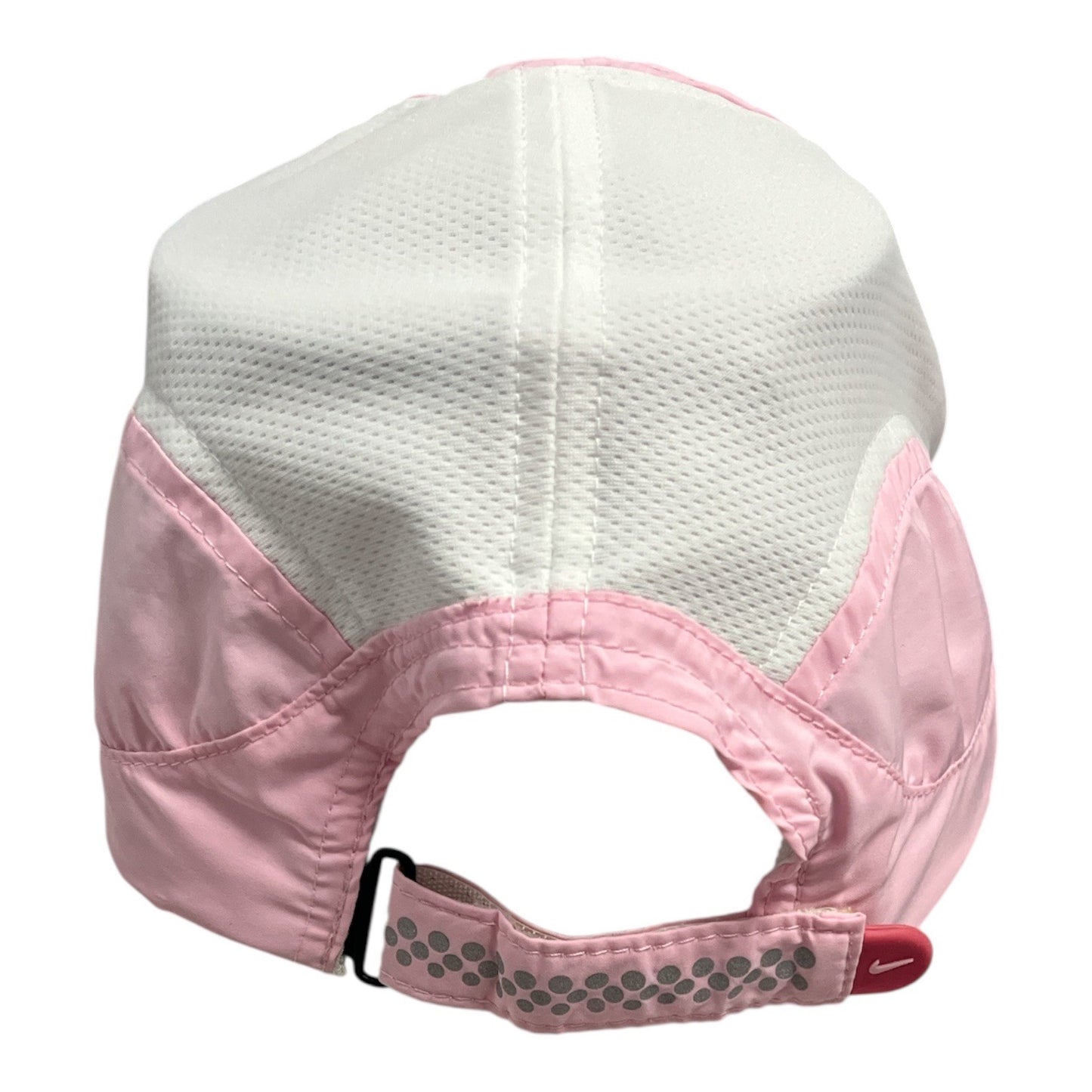 Lot of 3 Nike Dri-FIT Baseball Caps – Pink Mesh, Black Just Do It, Two-Tone Pink – Adjustable Running Hats