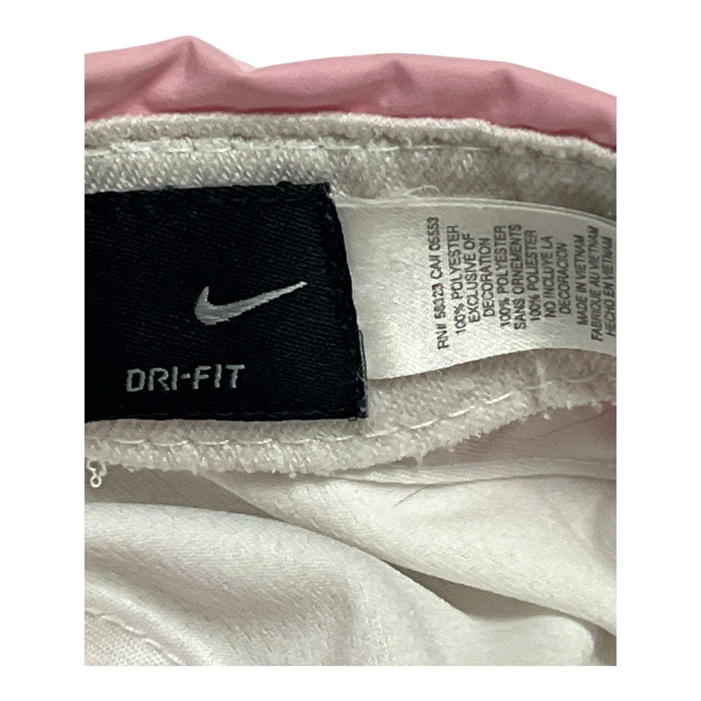 Lot of 3 Nike Dri-FIT Baseball Caps – Pink Mesh, Black Just Do It, Two-Tone Pink – Adjustable Running Hats