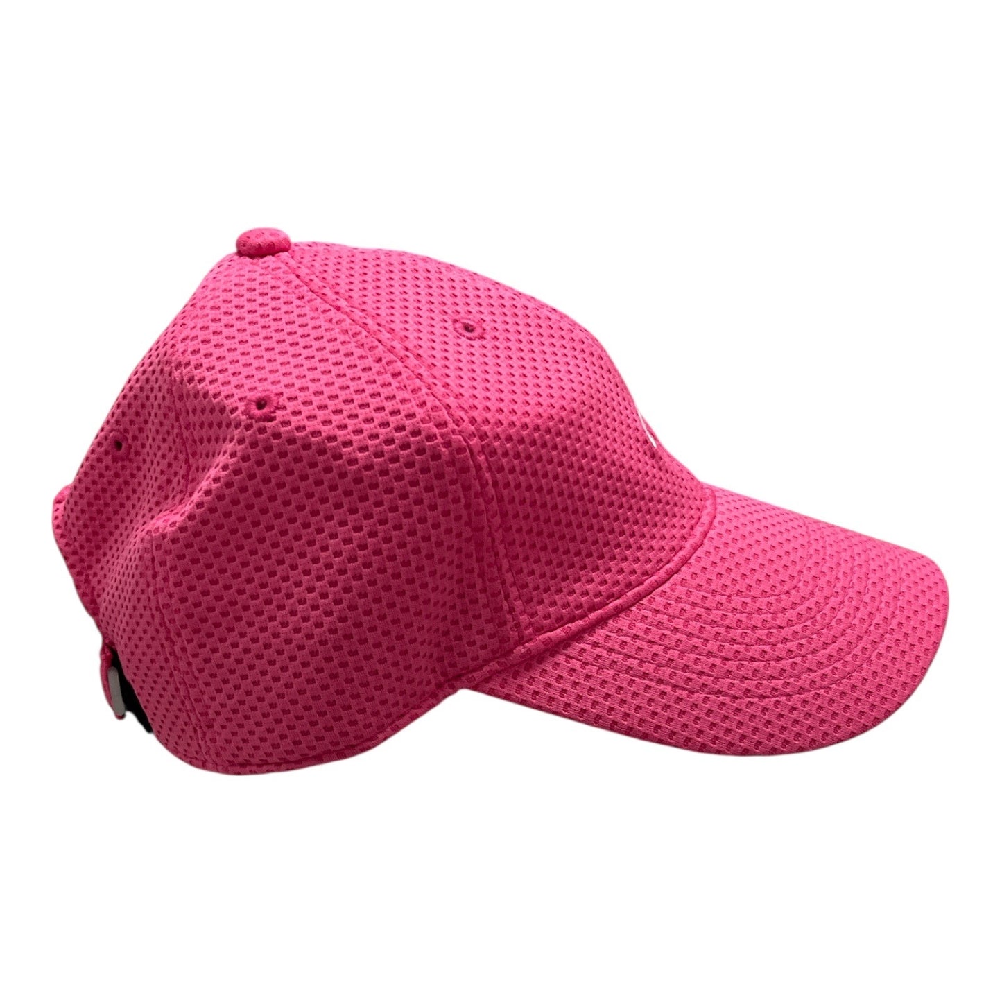 Lot of 3 Nike Dri-FIT Baseball Caps – Pink Mesh, Black Just Do It, Two-Tone Pink – Adjustable Running Hats
