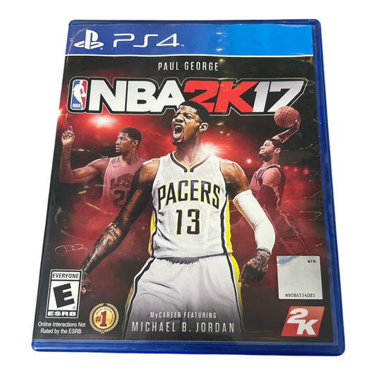 NBA 2K17 PS4 Basketball Game Complete with Case