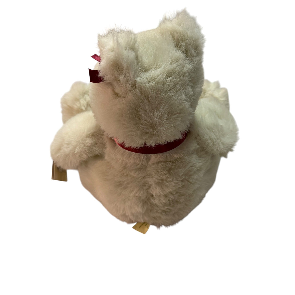 Vintage 1989 Steinbach Bonnie White Teddy Bear Plush The Joy of Giving Book 14 Inch