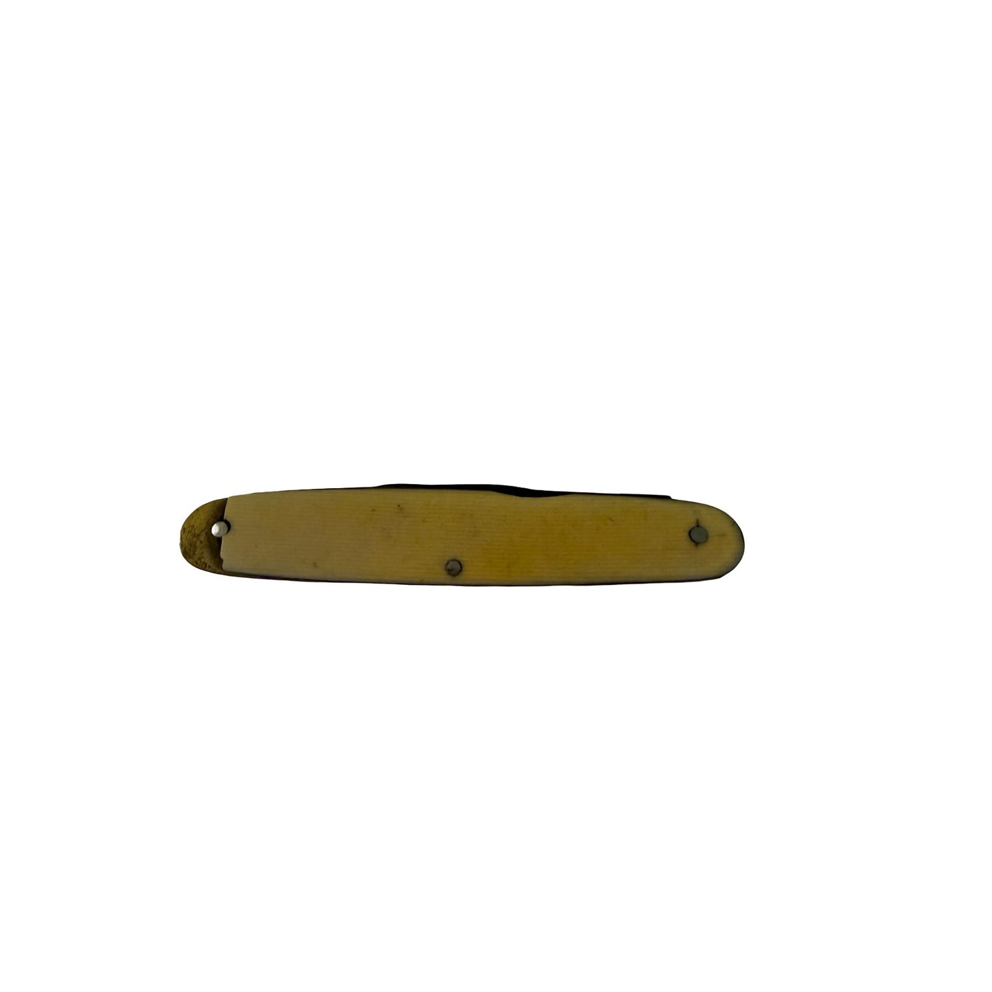 Vintage Industry City Co Chicago Ill Office Knife 2 Blade Pocket Knife Advertising Celluloid Handle