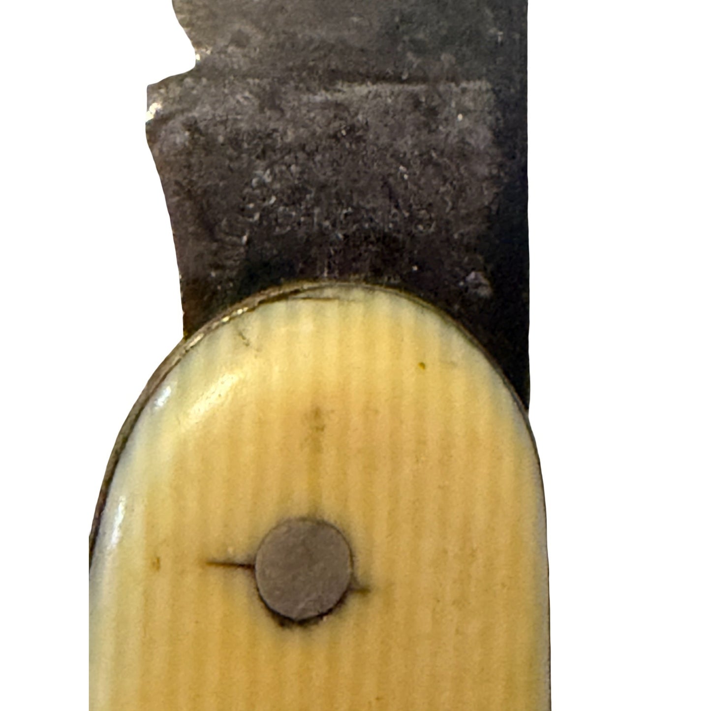 Vintage Industry City Co Chicago Ill Office Knife 2 Blade Pocket Knife Advertising Celluloid Handle