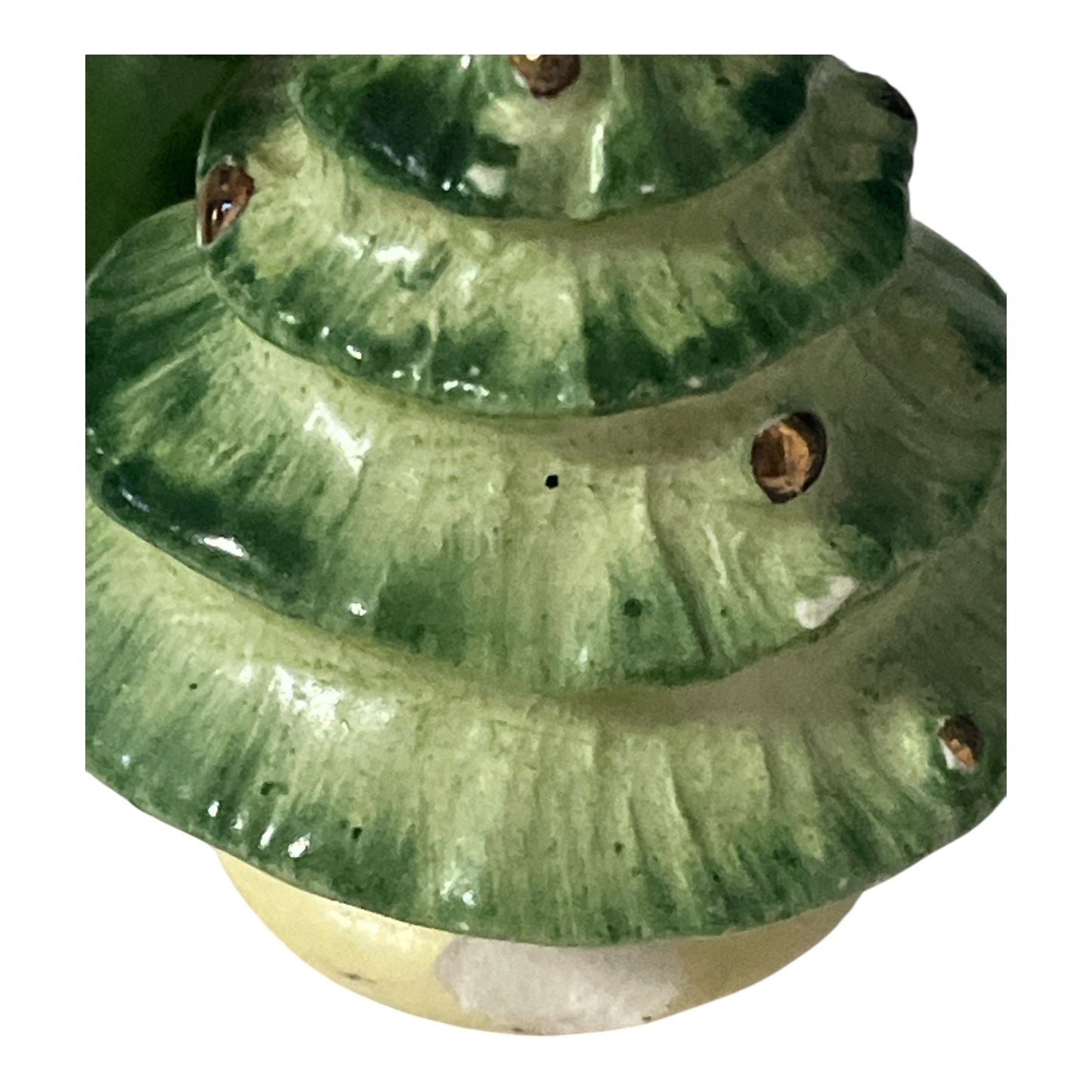 VTG Japan Ceramic Christmas Elf Kneeling by Tree – Mid-Century Holiday Figurine