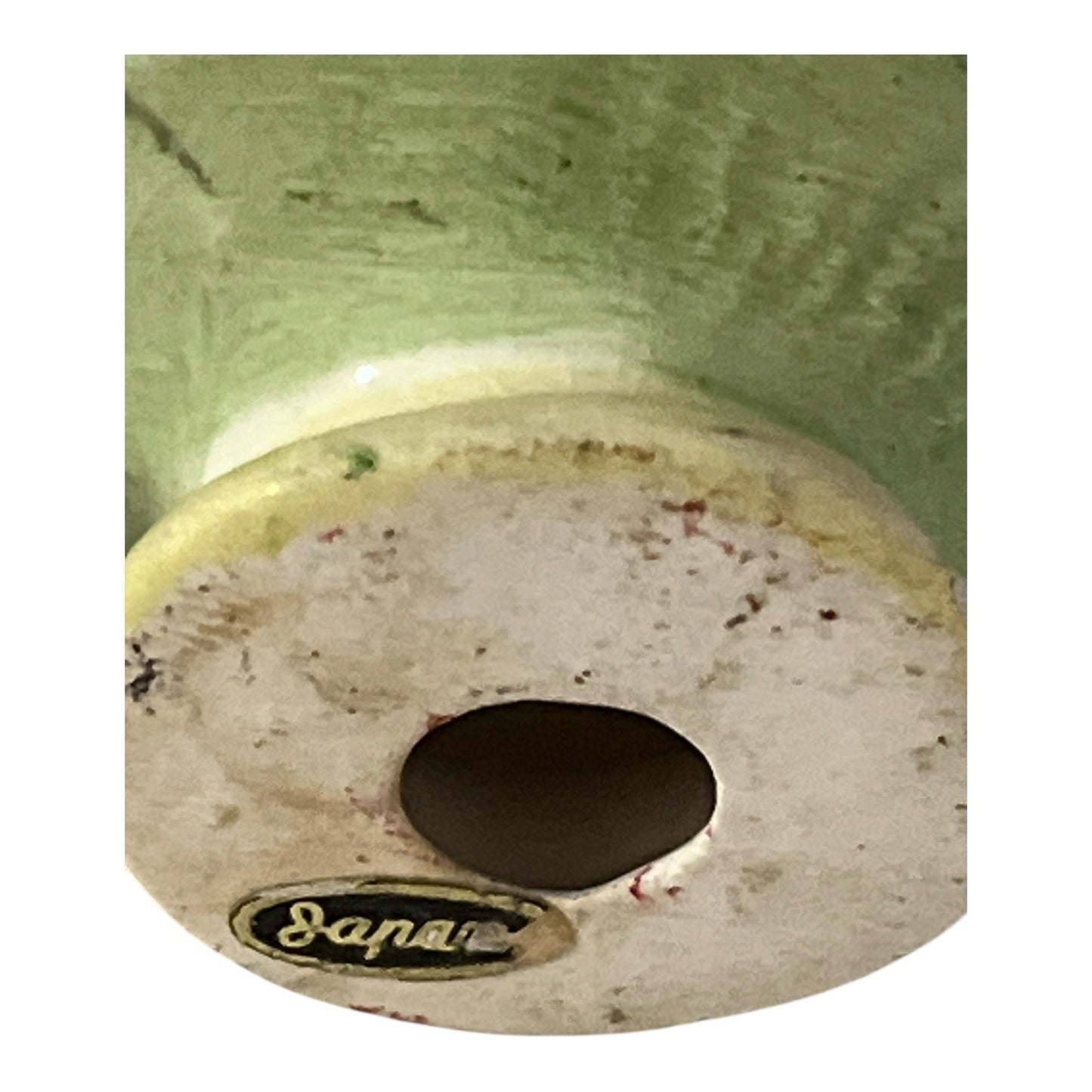 VTG Japan Ceramic Christmas Elf Kneeling by Tree – Mid-Century Holiday Figurine