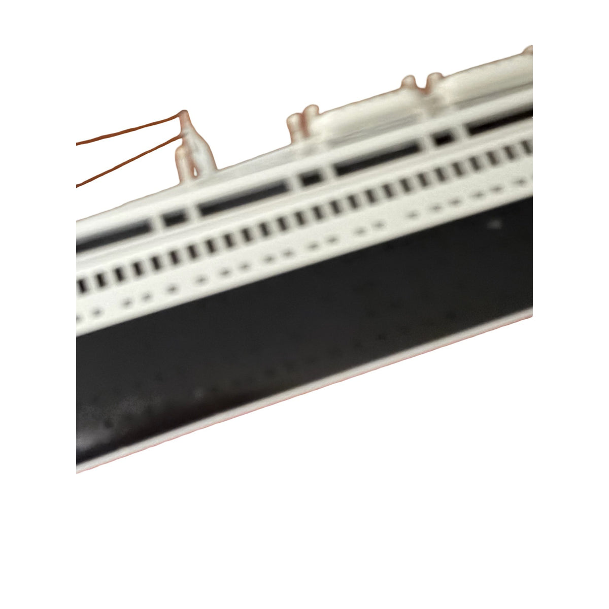 Vintage SS France Ocean Liner Ship Model 25 Inch Plastic Nautical Maritime Restoration