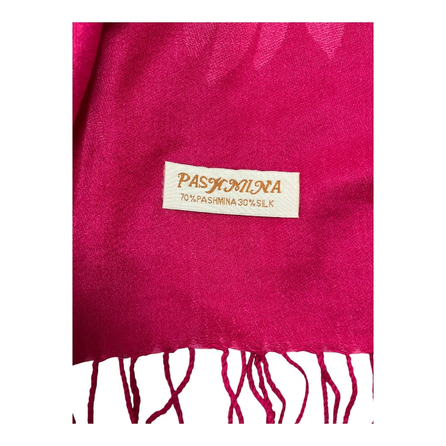Magenta Floral Pashmina Y2K Silk Blend Shawl Wrap