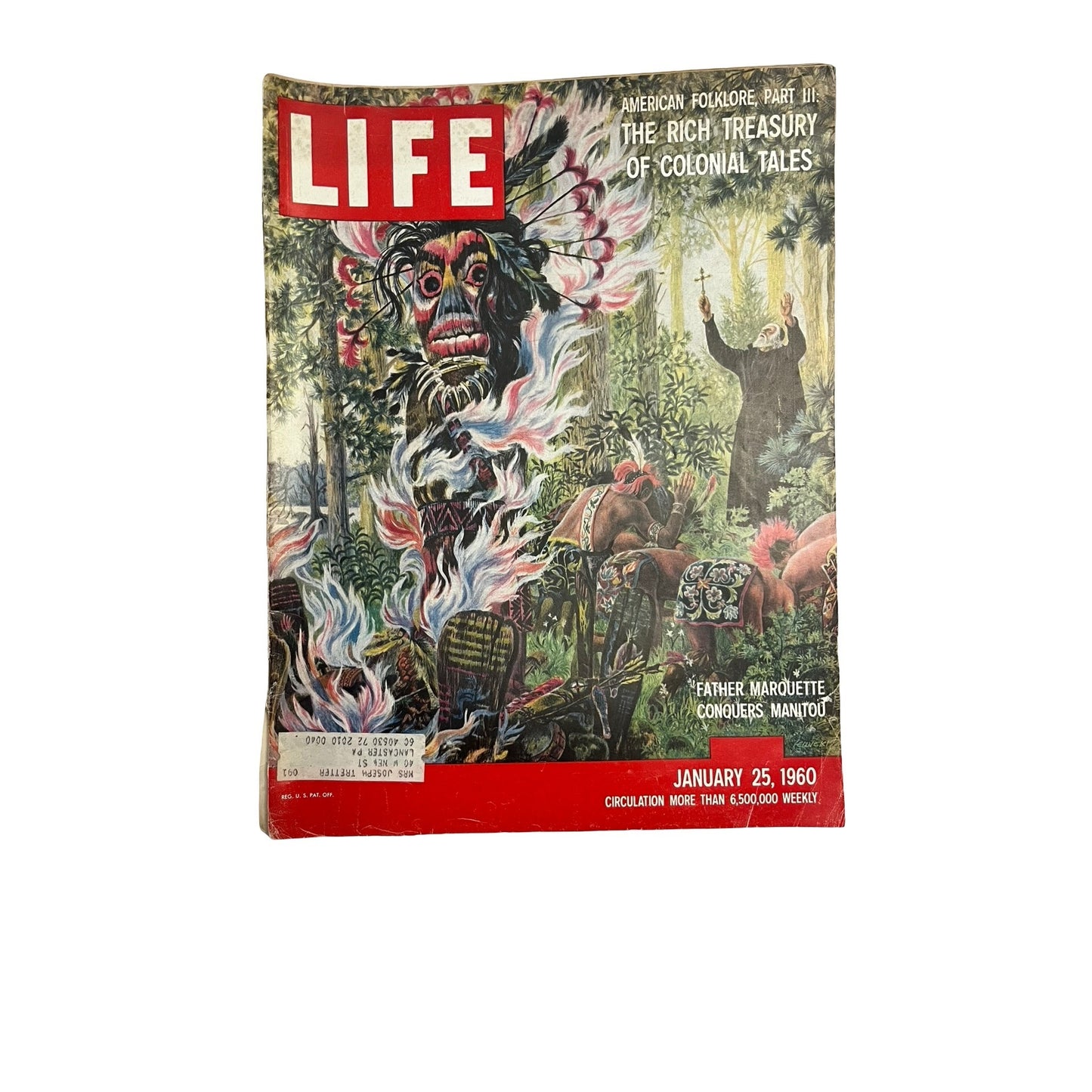 Life Magazine January 25 1960 American Folklore Issue Vintage Ads Coca Cola GMC Chrysler Mid Century