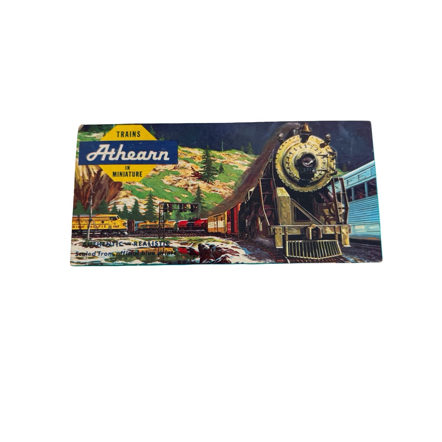 Vintage Athearn HO Scale Western Pacific 40' Box Car Kit No. 1704 w/ Box & Instructions