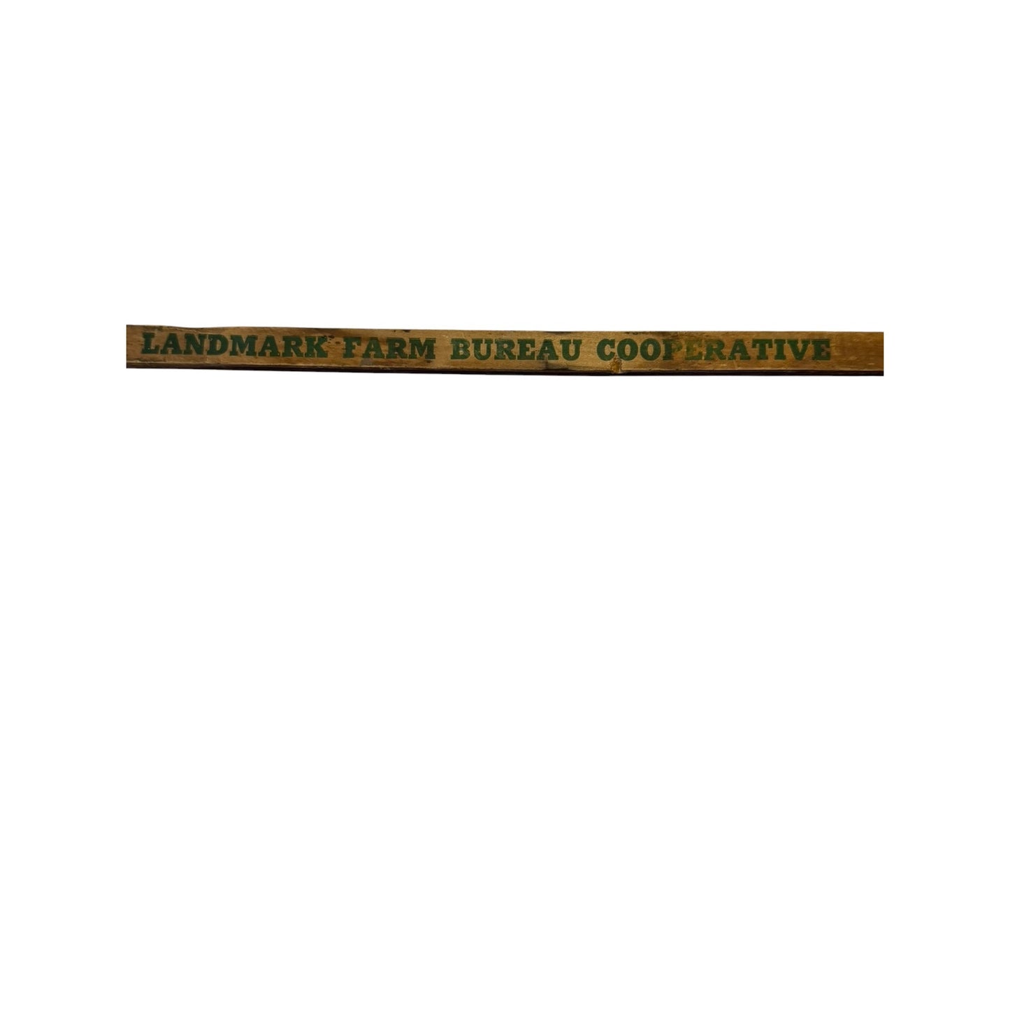 Vintage Landmark Farm Bureau Cooperative Wooden Folding Ruler Elyria Grafton Ohio Advertising Carpenter Rule