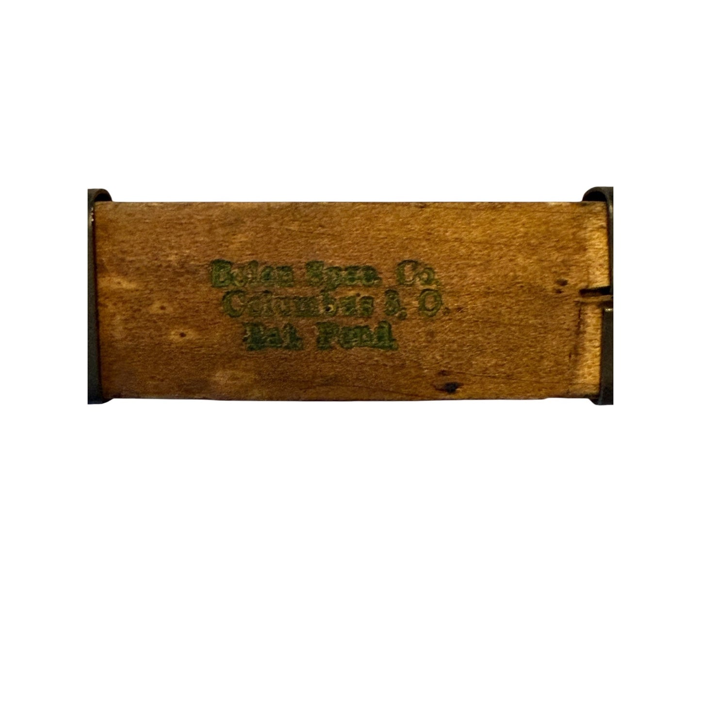 Vintage Landmark Farm Bureau Cooperative Wooden Folding Ruler Elyria Grafton Ohio Advertising Carpenter Rule