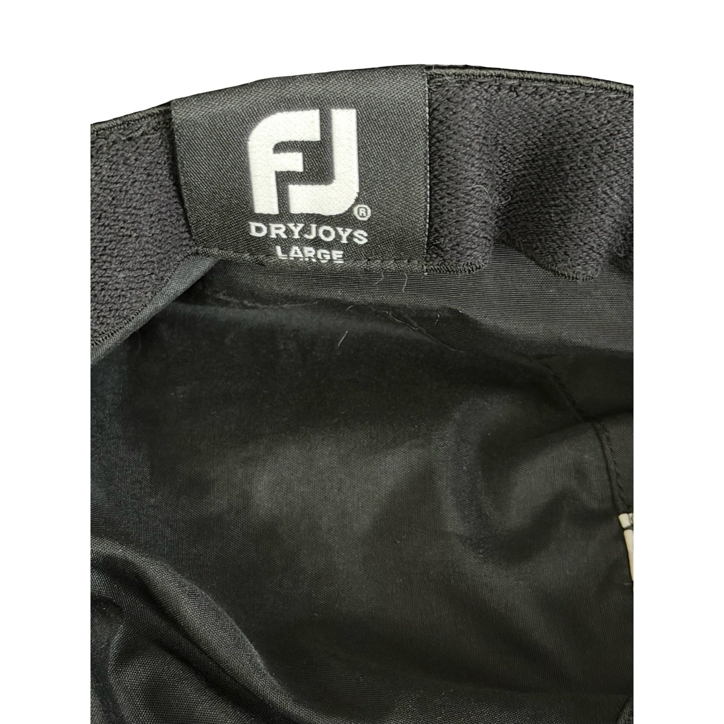 FootJoy DryJoys Black Golf Bucket Hat Large FJ Reversible Rain Sun Hat