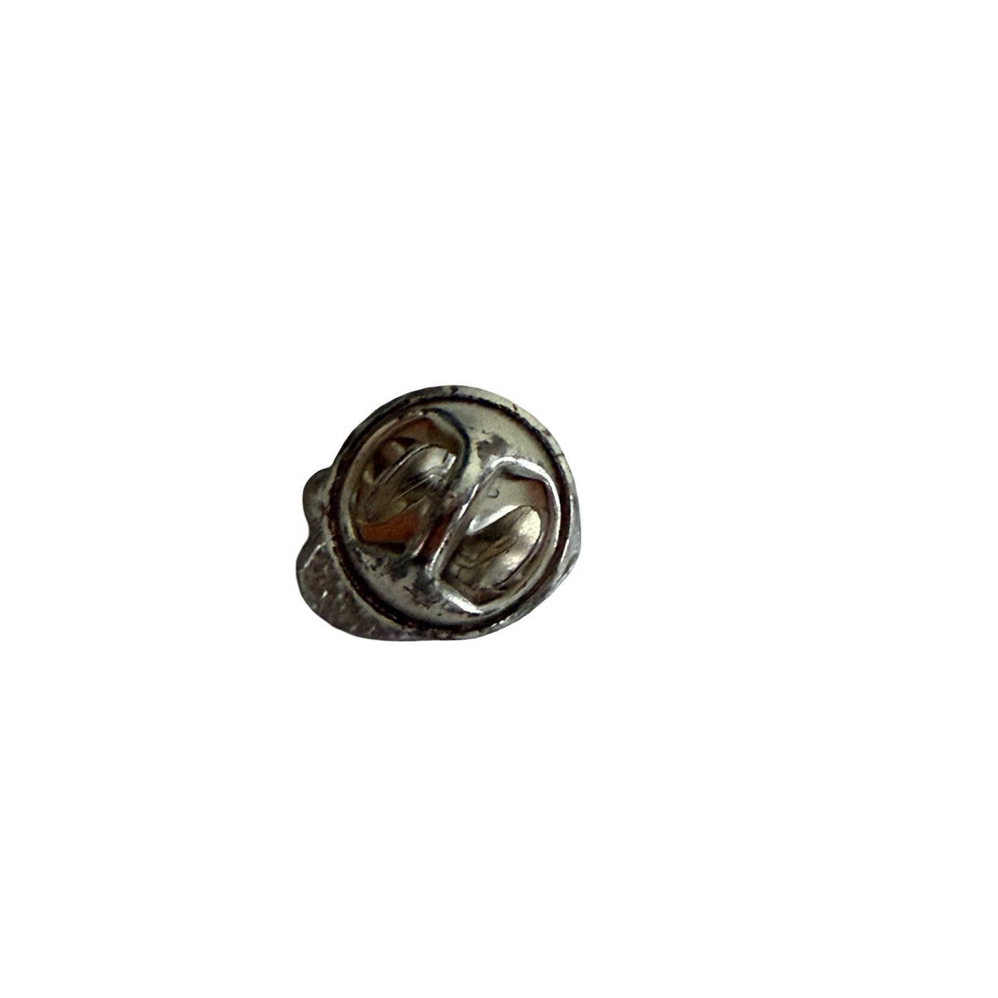 Vintage Miniature Teacup Saucer Lapel Pin Antique Silver Tone Tea Lover Brooch