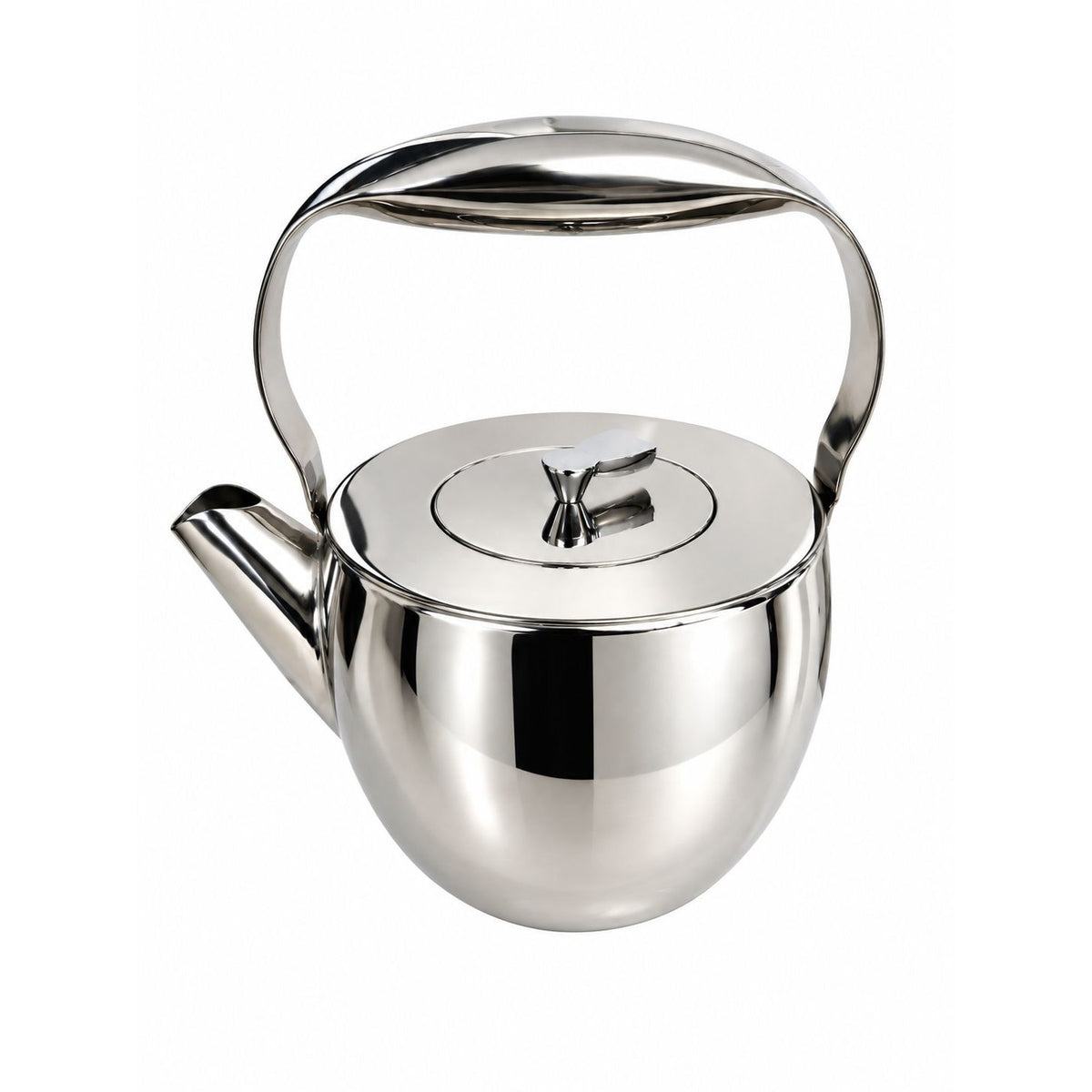 Vintage 1980s Bodum Naoko Stainless Steel Teapot Carsten Jorgensen Infuser