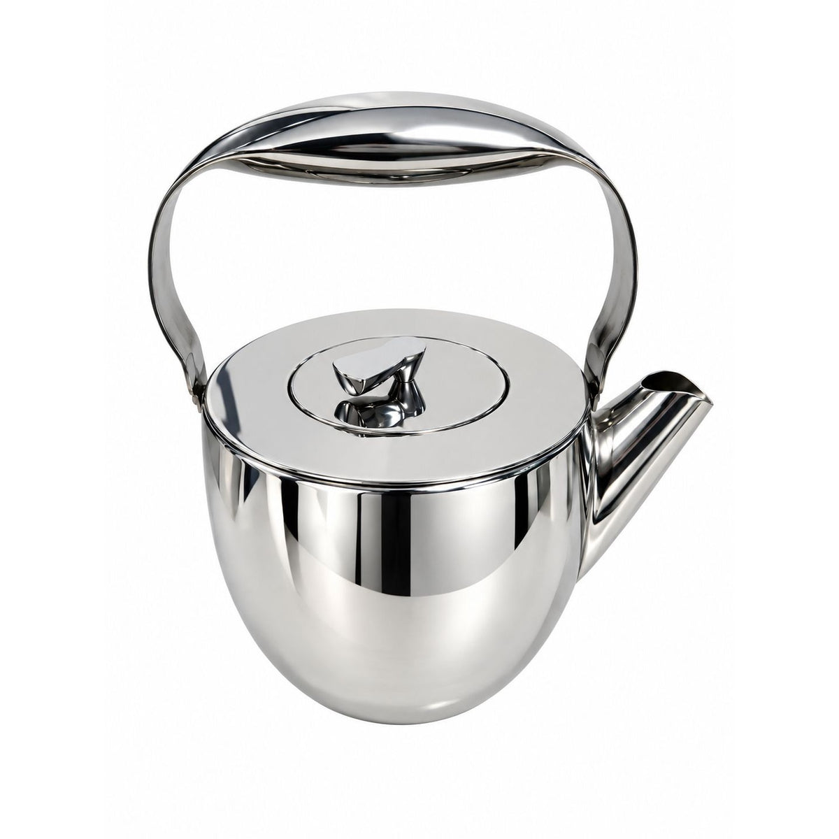 Vintage 1980s Bodum Naoko Stainless Steel Teapot Carsten Jorgensen Infuser