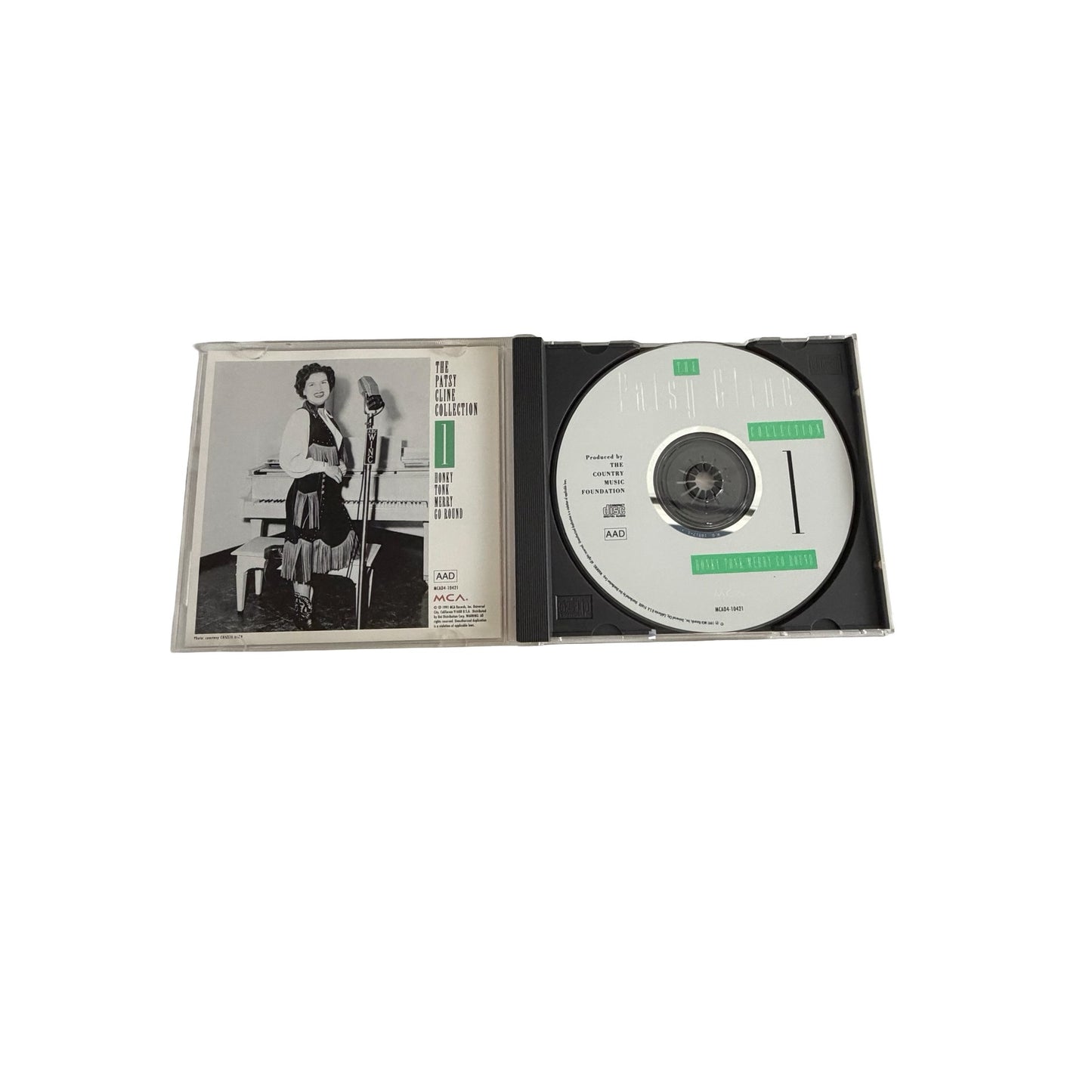 Patsy Cline Collection Vol. 1 Honky Tonk Merry Go Round CD 1991 MCA Country Music