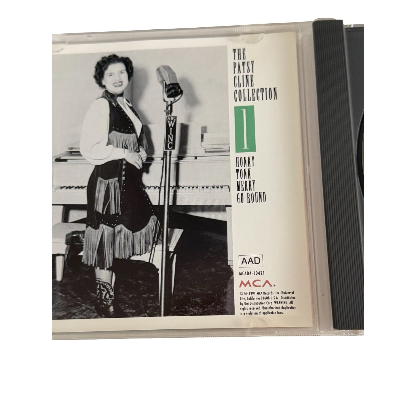 Patsy Cline Collection Vol. 1 Honky Tonk Merry Go Round CD 1991 MCA Country Music