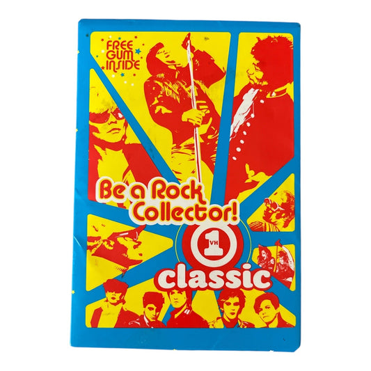 VH1 Classic “Be a Rock Collector!” Promo Pack – 2003 – Retro Music Graphics – 5 x 3.5" – Free Gum Inside