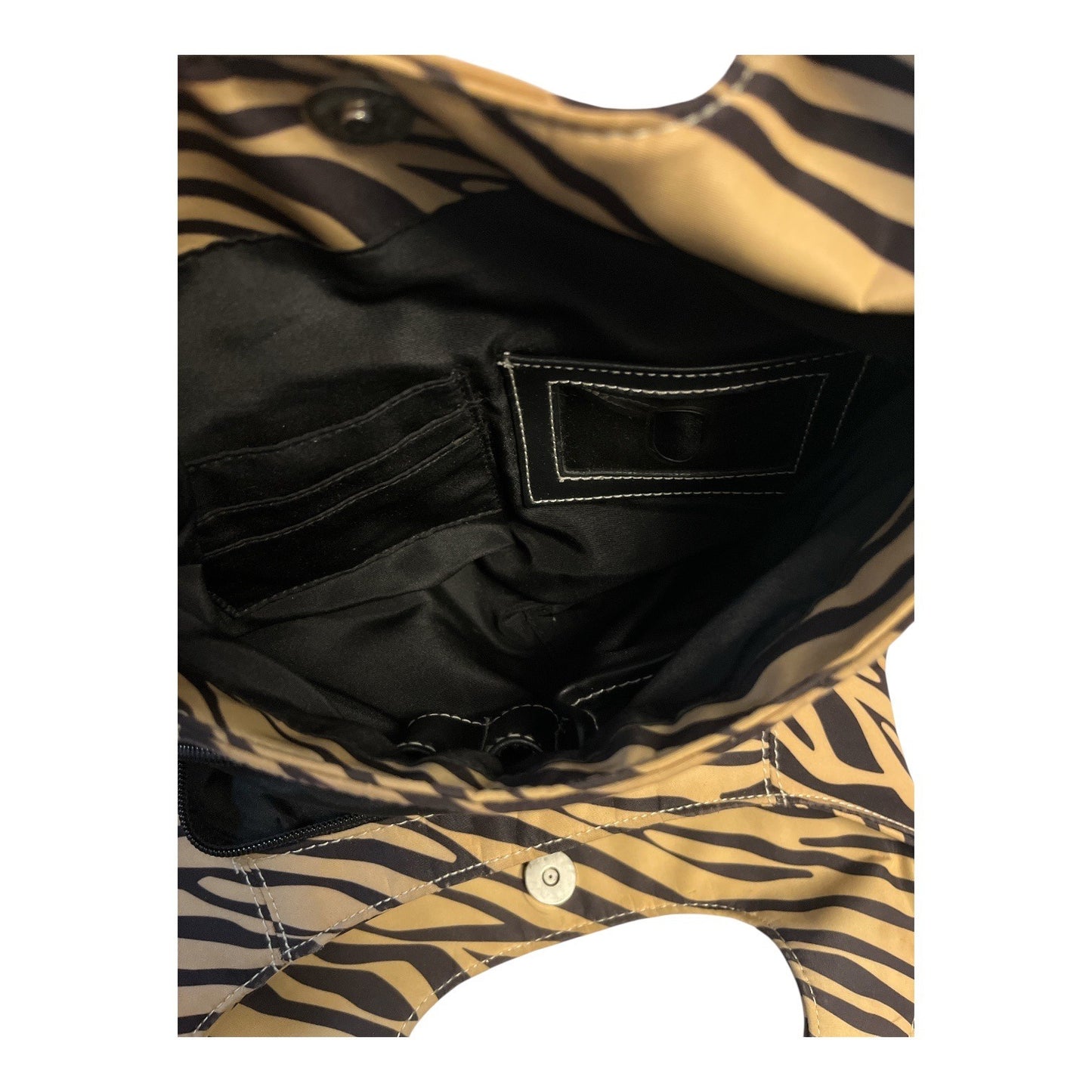 St. John’s Bay Zebra Print Shoulder Bag Animal Print Purse Y2K